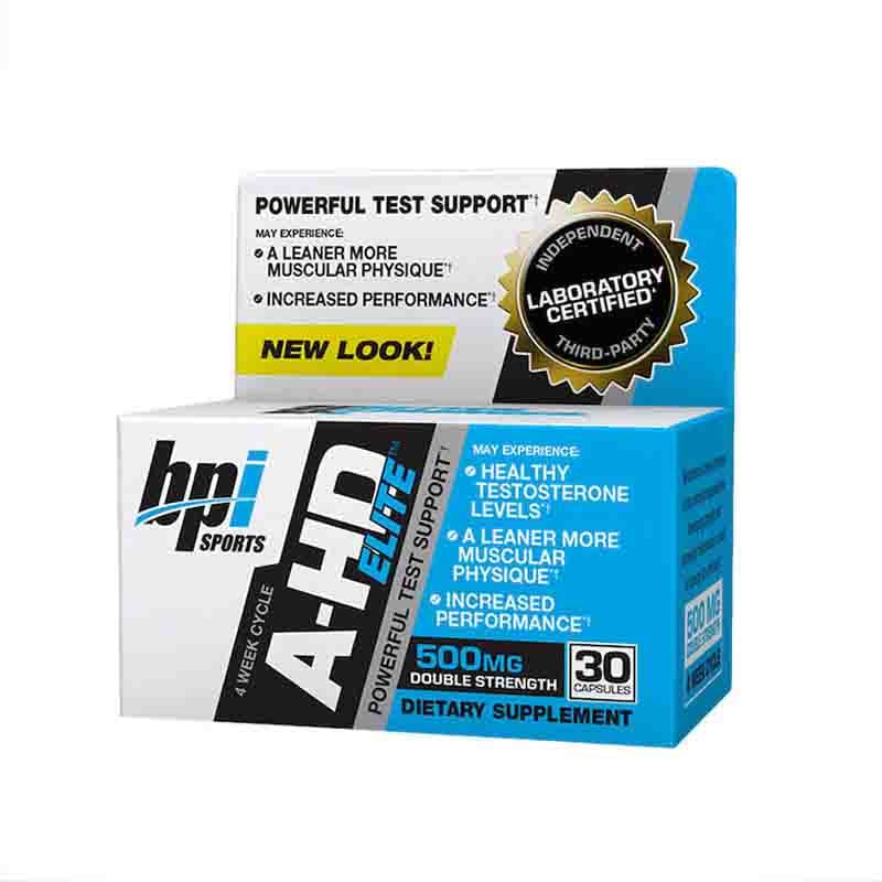 Bpi Sports A-HD Elite Supplement for Training & Boosting Testosterone 30 capsules