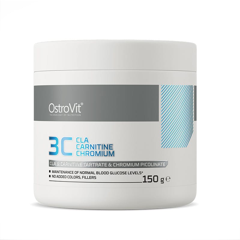 OstroVit 3C CLA Carnitine Chromium 150 g Raspberry Lemonade with Mint